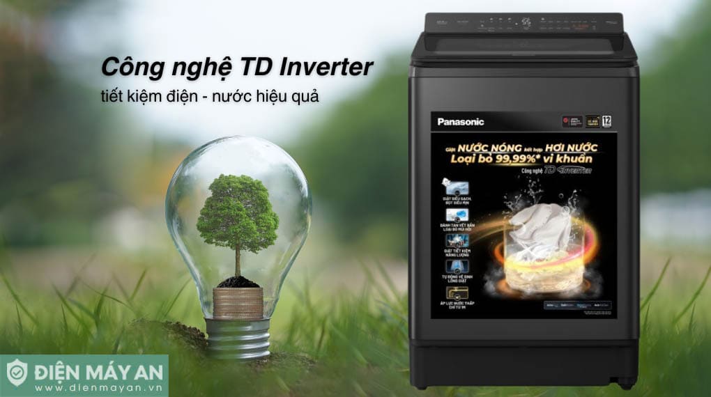 Máy giặt Panasonic Inverter 12.5 kg NA-FD125V4BV